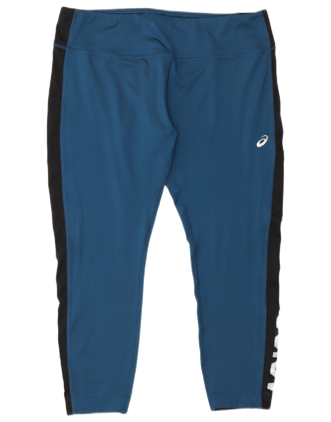 Asics Womens Crop Leggings UK 18 XL Blue Polyester