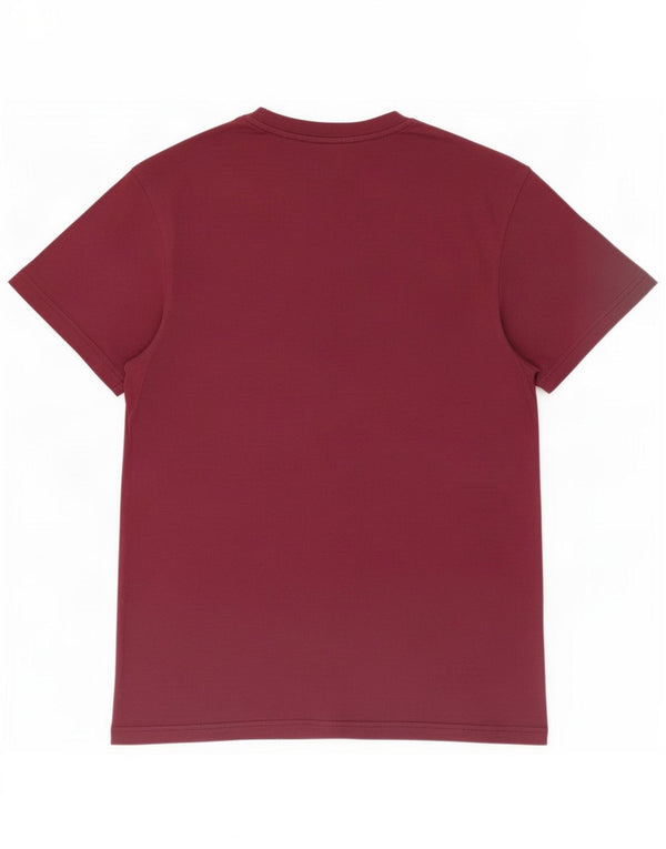 Vans Womens Custom Fit Graphic T-Shirt Top UK 10 Small Burgundy Cotton