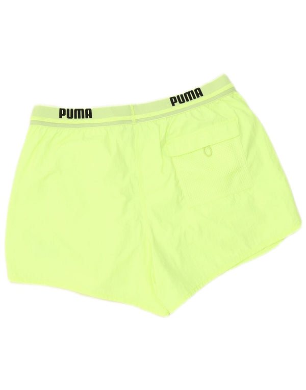 Puma Mens Graphic Sport Shorts Medium Green Polyamide