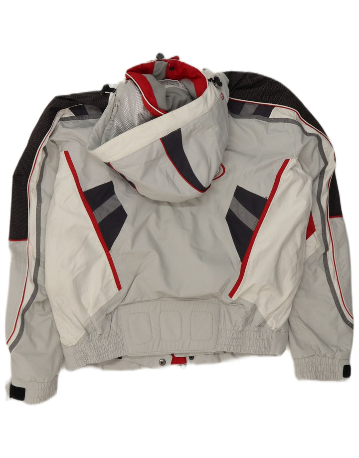 West Scout Mens Loose Fit Ski Jacket UK 36 Small Grey Colourblock Polyester