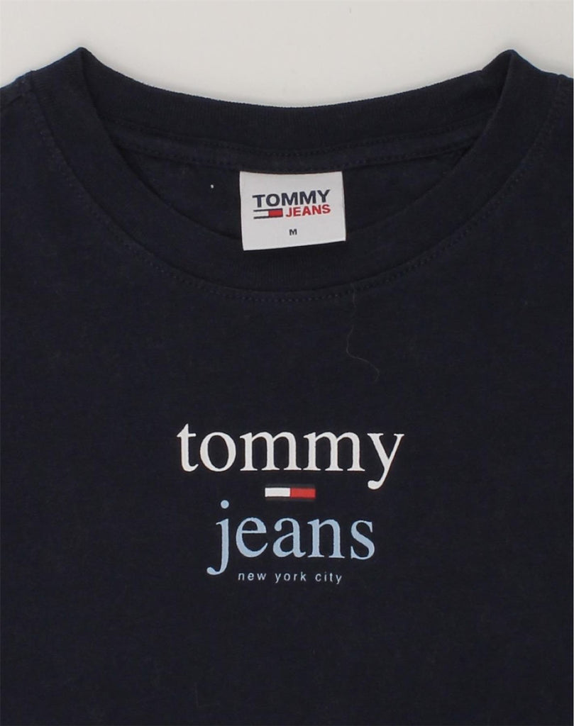 TOMMY HILFIGER Boys Graphic T-Shirt Top 13-14 Years Medium  Navy Blue | Vintage Tommy Hilfiger | Thrift | Second-Hand Tommy Hilfiger | Used Clothing | Messina Hembry 