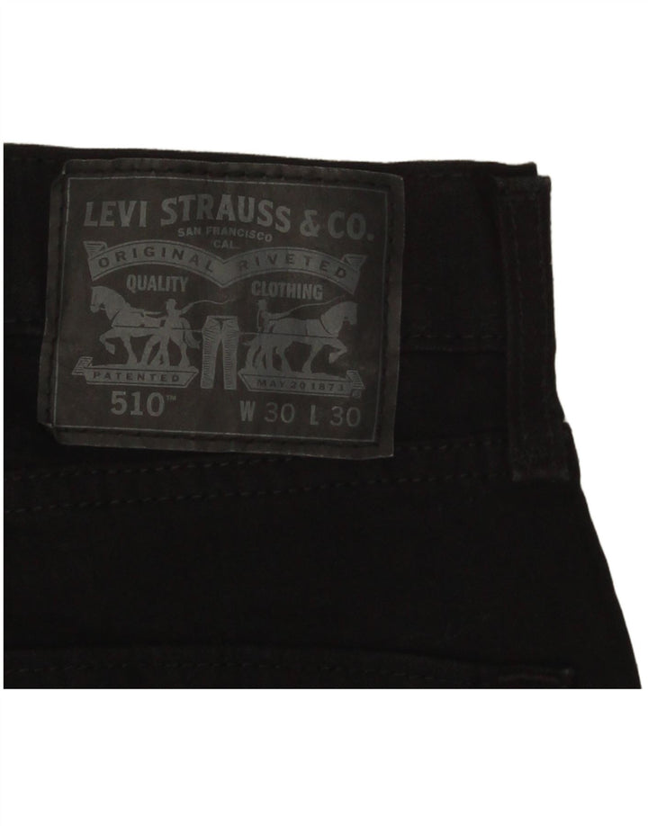 Levi's Mens 510 Skinny Jeans W30 L30 Black