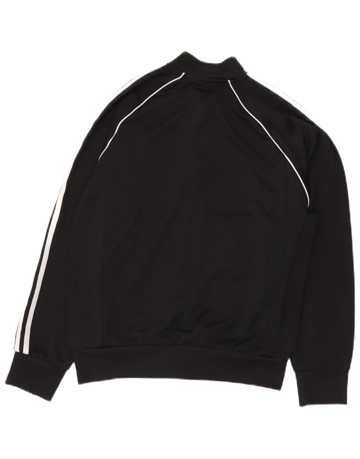 Adidas Mens Tracksuit Top Jacket Medium Black Polyester