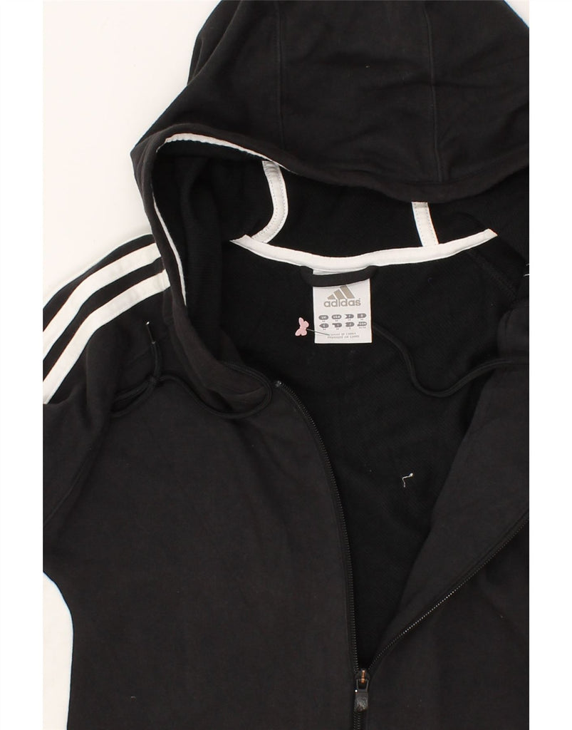 ADIDAS Mens Zip Hoodie Sweater Medium Black Colourblock | Vintage Adidas | Thrift | Second-Hand Adidas | Used Clothing | Messina Hembry 