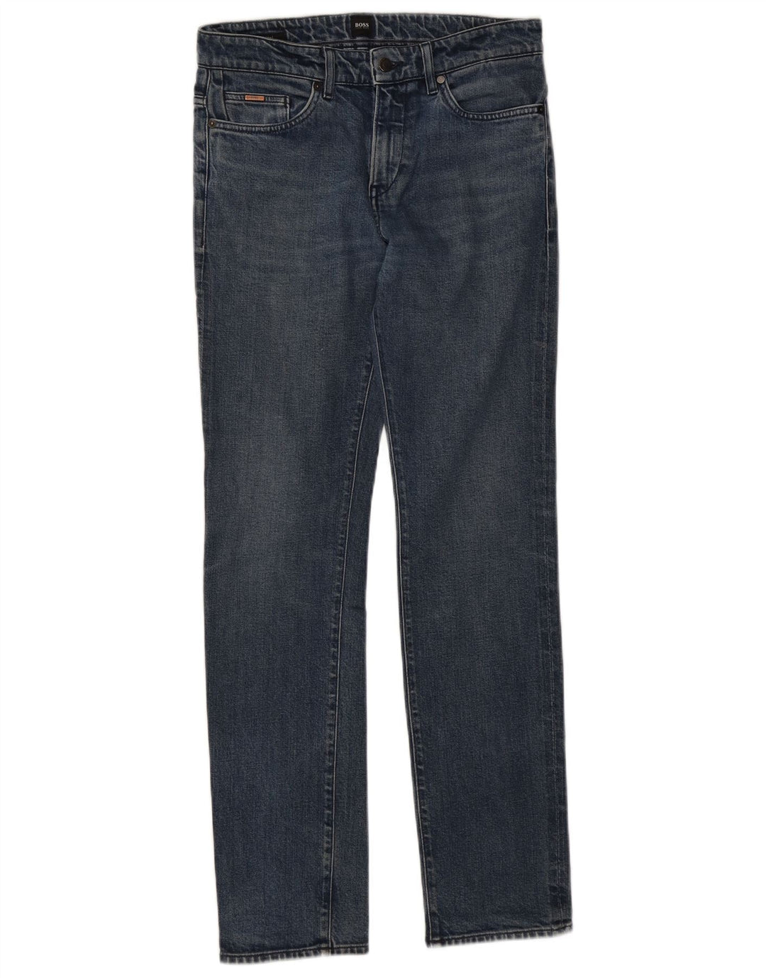 Hugo Boss Mens Slim Jeans W30 L32 Blue Cotton