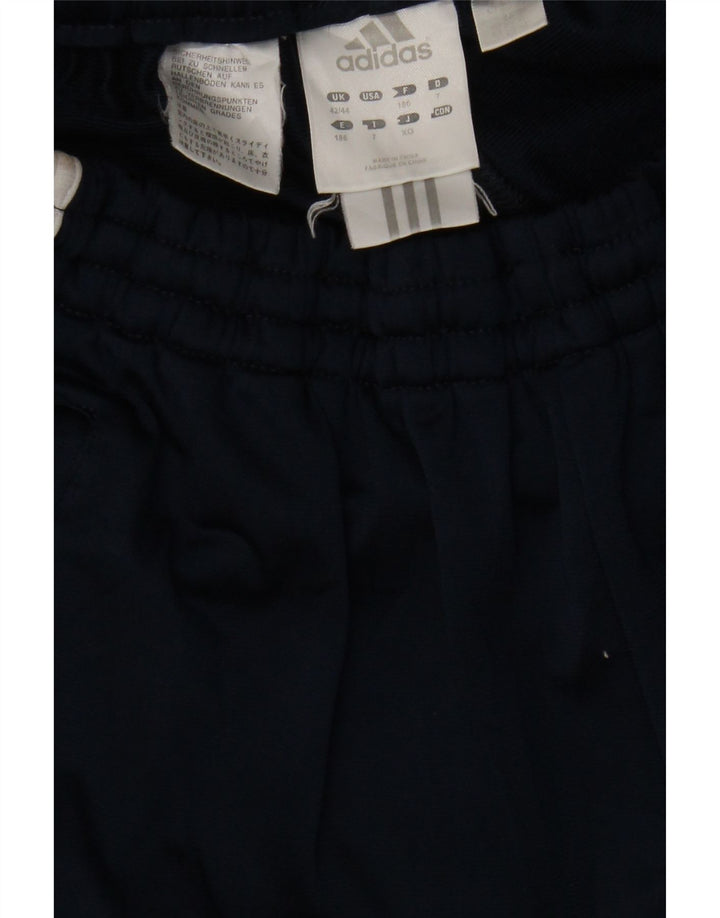Adidas Mens Tracksuit Trousers UK 42/44 Large  Navy Blue Polyester