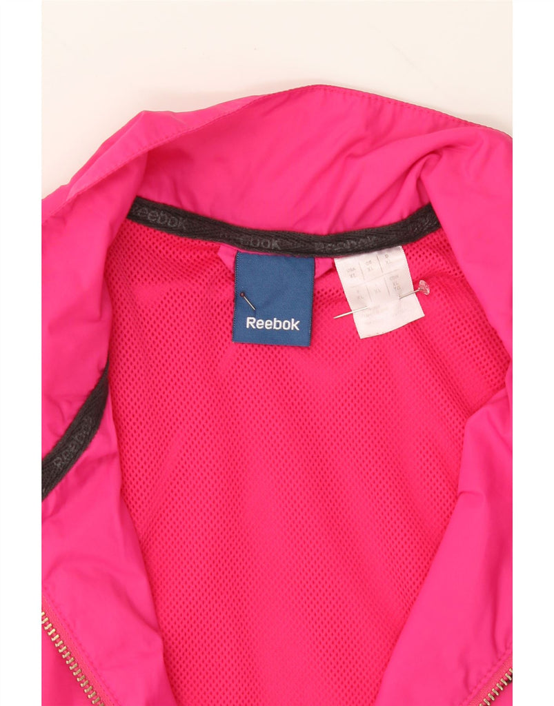 REEBOK Womens Tracksuit Top Jacket UK 18 XL Pink Polyester Vintage Reebok and Second-Hand Reebok from Messina Hembry 