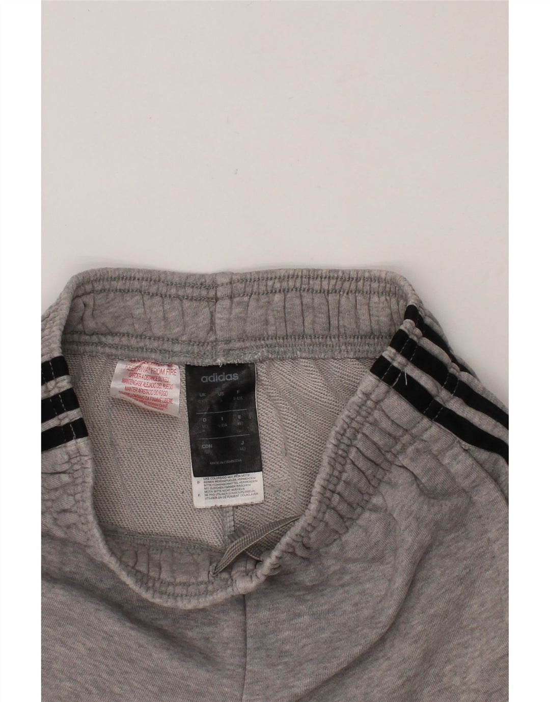ADIDAS Boys Sport Shorts 9-10 Years  Grey Cotton Vintage Adidas and Second-Hand Adidas from Messina Hembry 