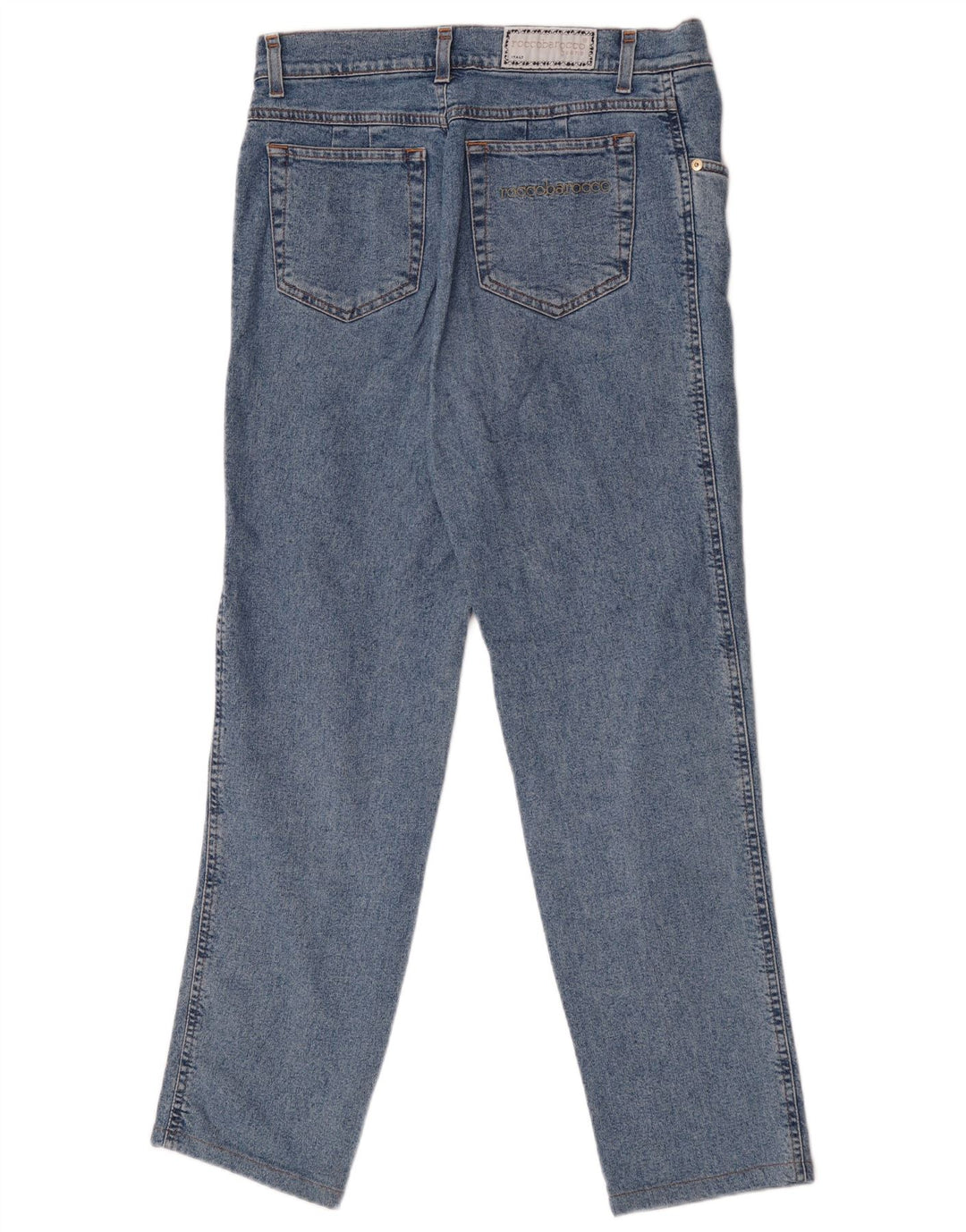 Roccobarocco Womens Straight Jeans W34 L29 Blue