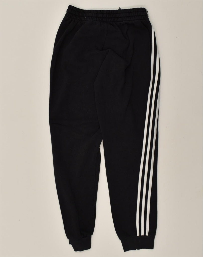 ADIDAS Mens Tracksuit Trousers Joggers Small Black Cotton | Vintage Adidas | Thrift | Second-Hand Adidas | Used Clothing | Messina Hembry 