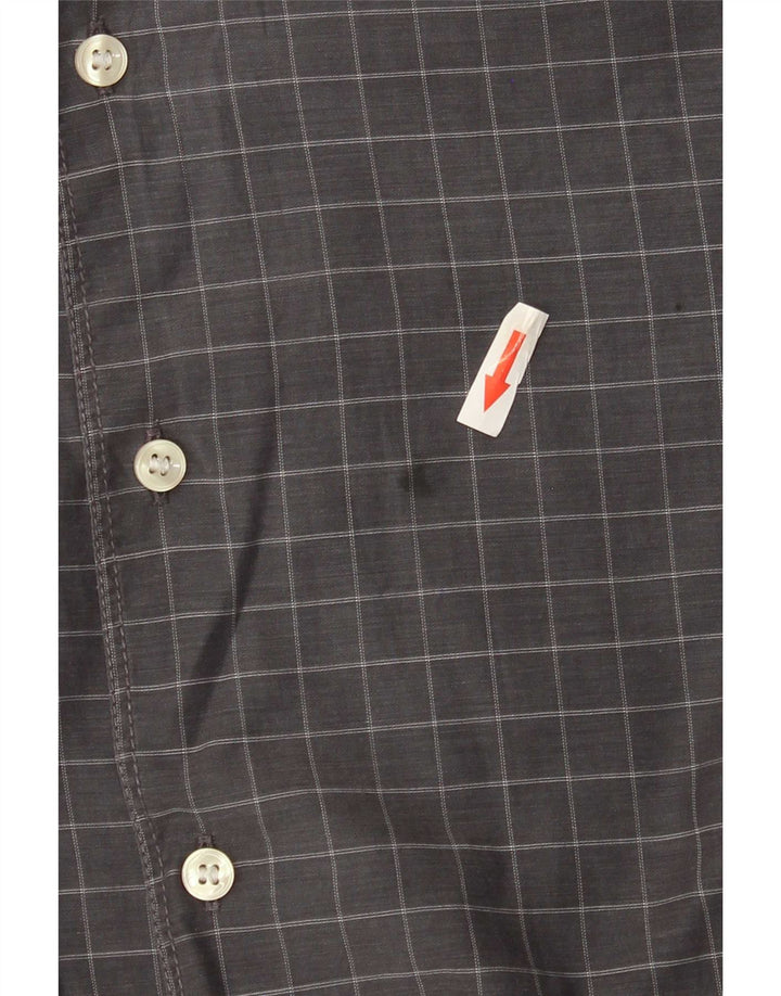 Massimo Dutti Mens Shirt XL Grey Check