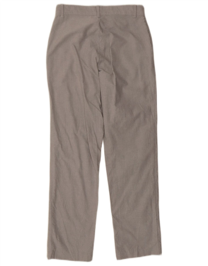 Izod Boys Straight Chino Trousers 13-14 Years W25 L27 Grey Cotton