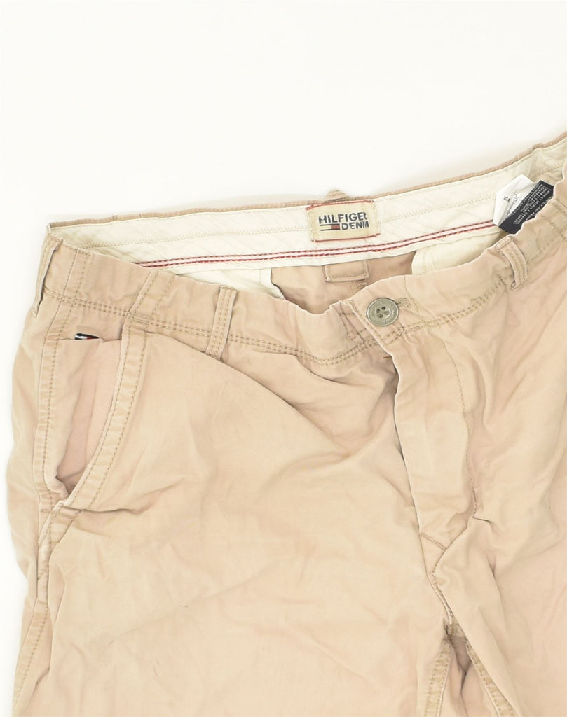 TOMMY HILFIGER Mens Chino Shorts W30 Medium Beige Cotton | Vintage Tommy Hilfiger | Thrift | Second-Hand Tommy Hilfiger | Used Clothing | Messina Hembry 