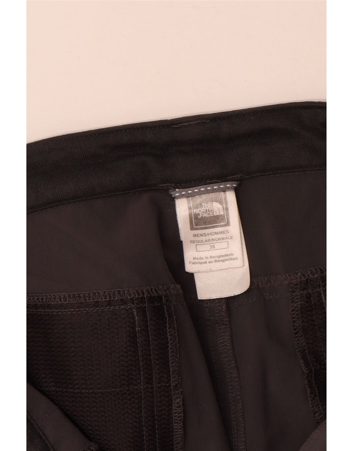 The North Face Mens Straight Cargo Trousers W38 L33 Grey Nylon