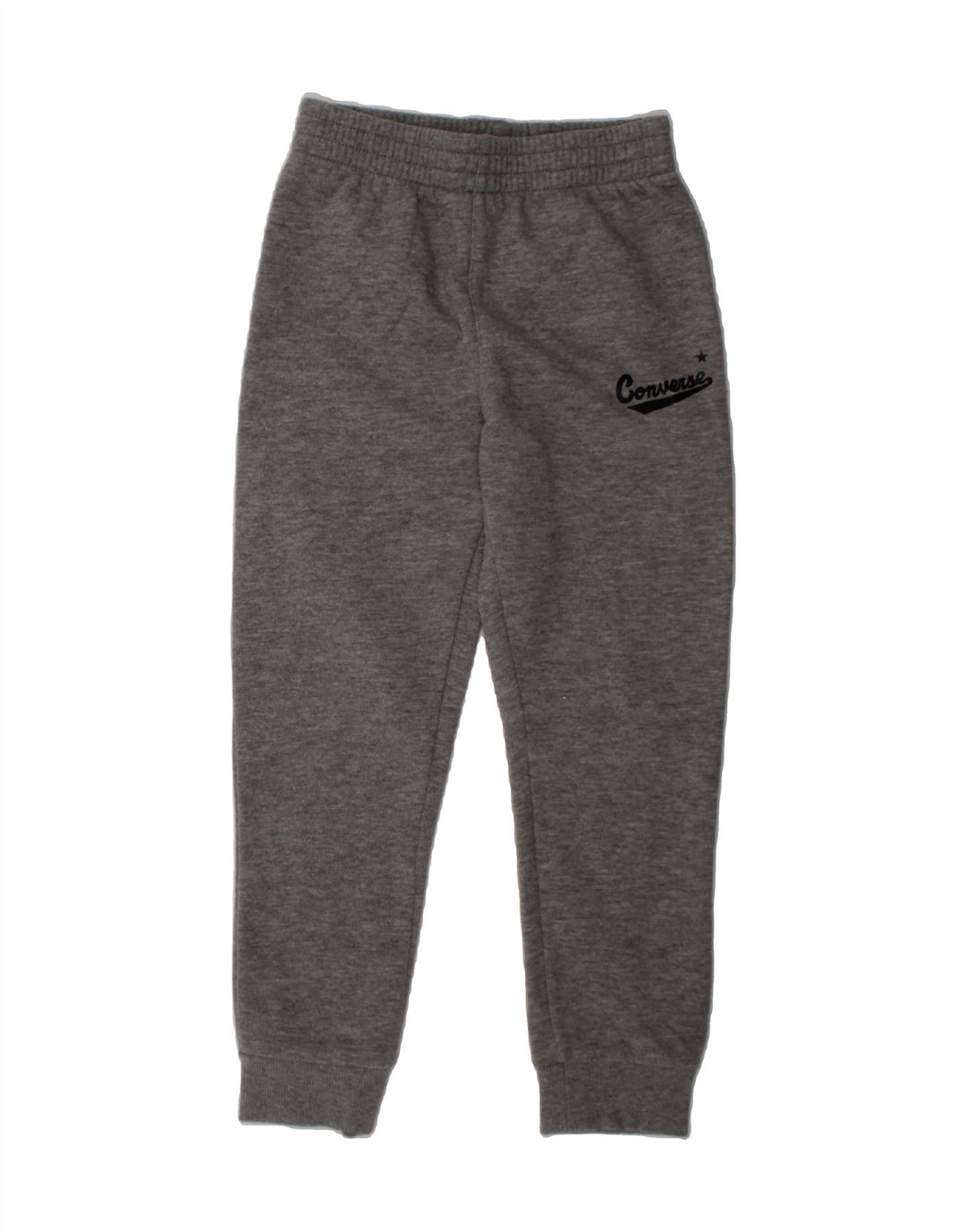 CONVERSE Boys Tracksuit Trousers Joggers 6-7 Years  Grey Cotton Vintage Converse and Second-Hand Converse from Messina Hembry 