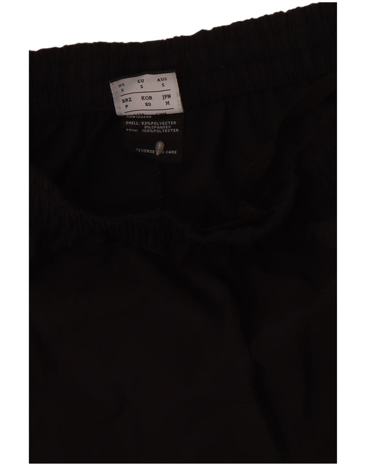 New Balance Mens Graphic Tracksuit Trousers Joggers Small Black Polyester