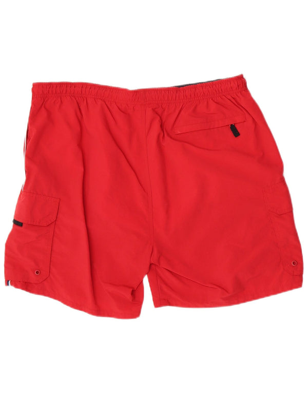 Nautica Mens Swimming Shorts Large Red Nylon