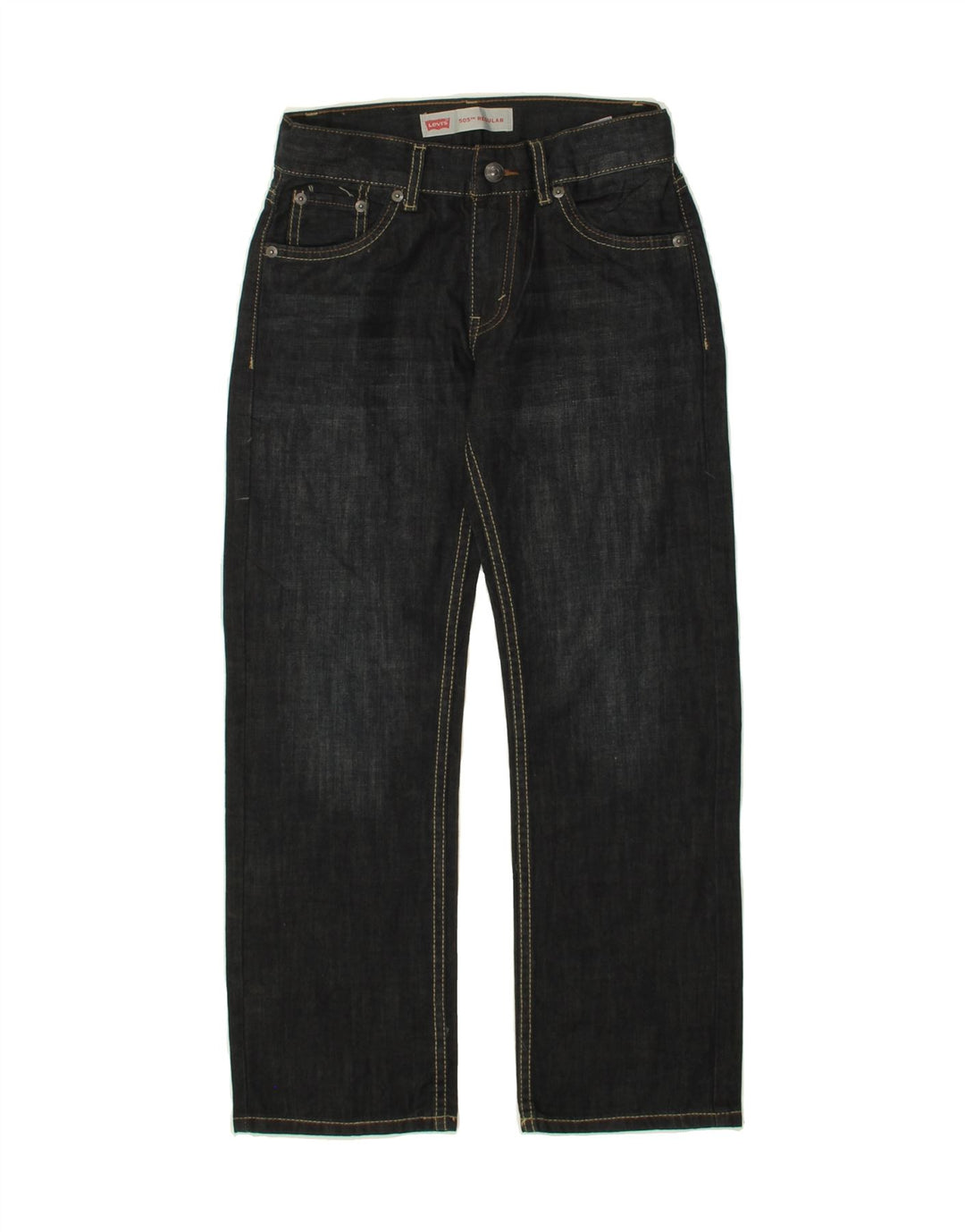 LEVI'S Boys 511 Regular Straight Jeans 9-10 Years W25 L25  Navy Blue Vintage Levi's and Second-Hand Levi's from Messina Hembry 