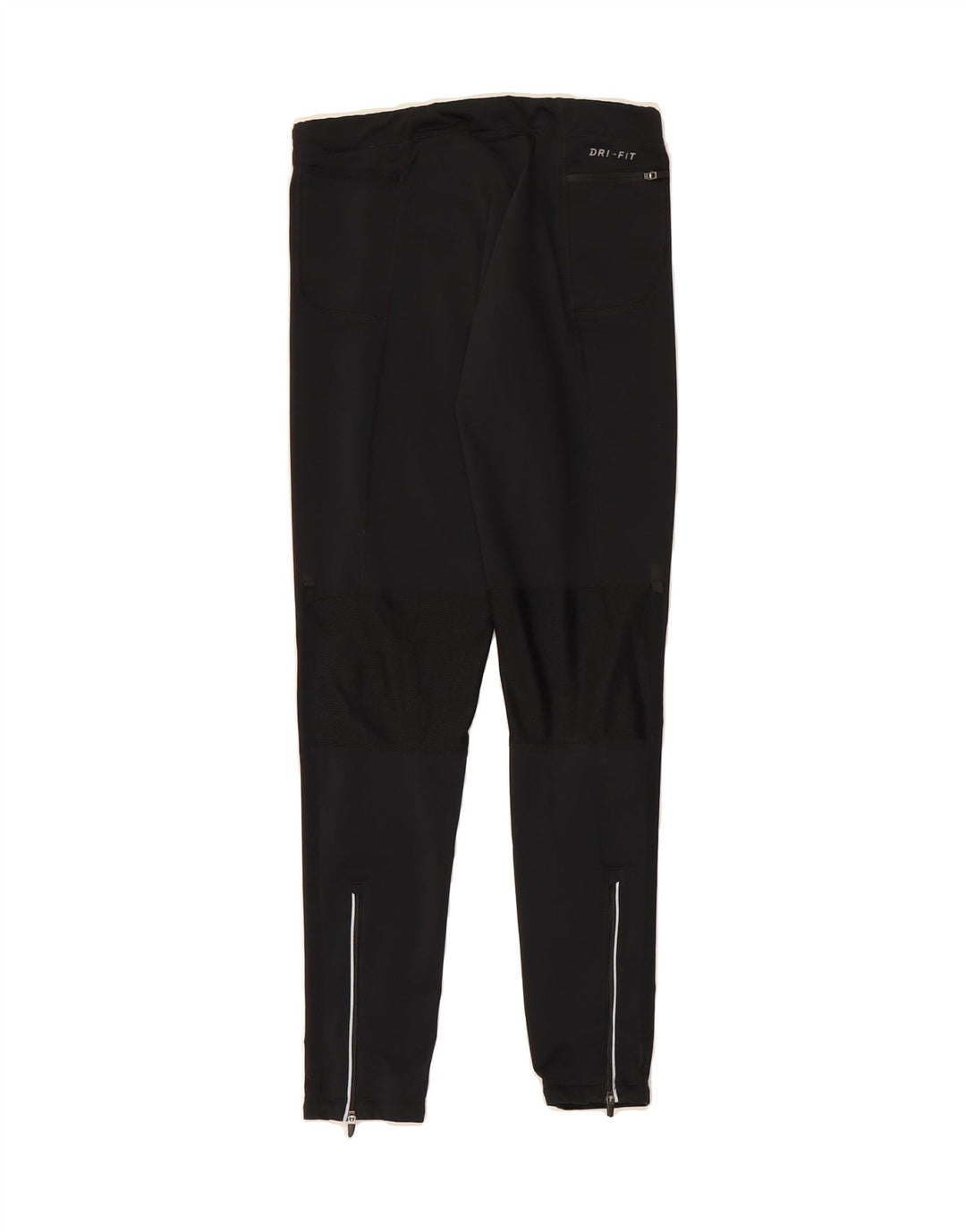 NIKE Womens Dri Fit Leggings UK 12  Medium  Black Polyester Vintage Nike and Second-Hand Nike from Messina Hembry 