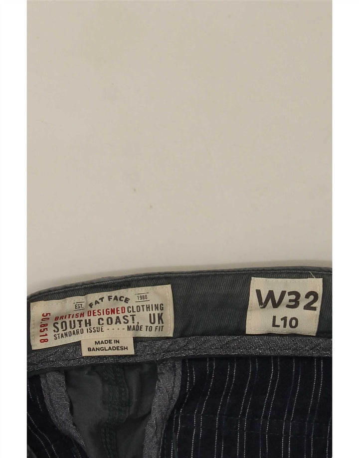 Fat Face Mens Cargo Shorts W32 Medium Blue Cotton