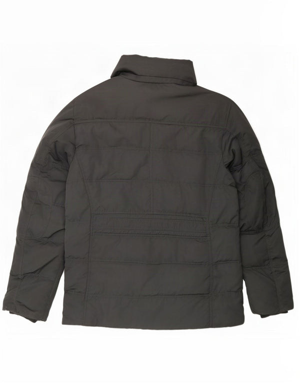 Hackett Mens Padded Jacket UK 40 Large Grey Polyester