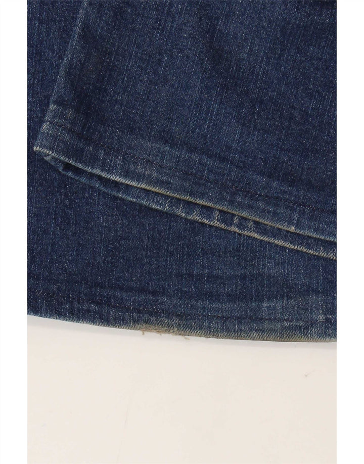 Armani Womens Bootcut Jeans W30 L28 Blue Cotton