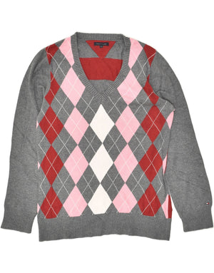 Ladies argyle jumper hotsell