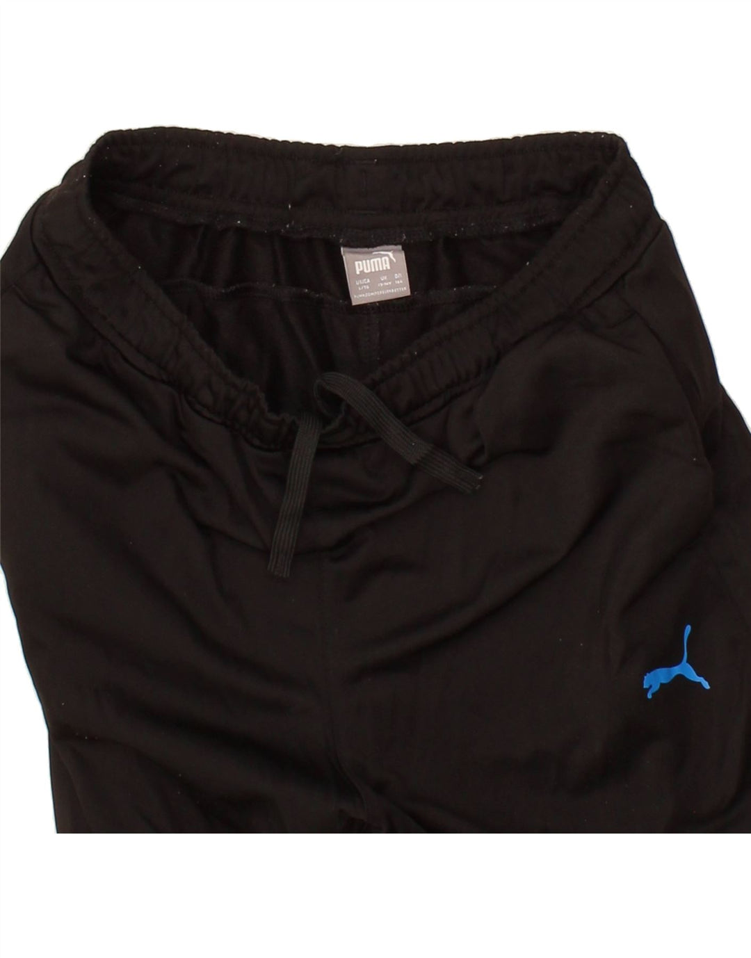 PUMA Boys Tracksuit Trousers 13-14 Years  Black Polyester Vintage Puma and Second-Hand Puma from Messina Hembry 