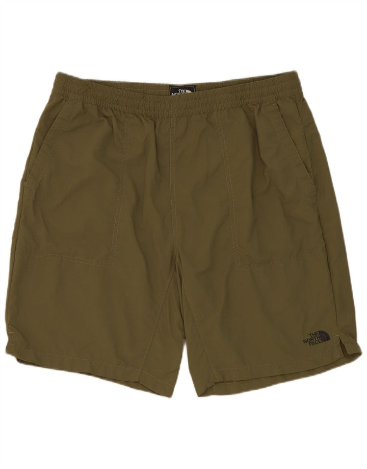The North Face Mens Sport Shorts Large Khaki Nylon