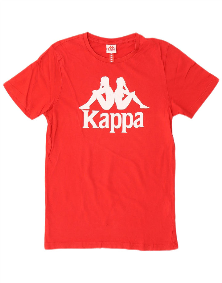 Kappa Mens Graphic T-Shirt Top XS Red Cotton