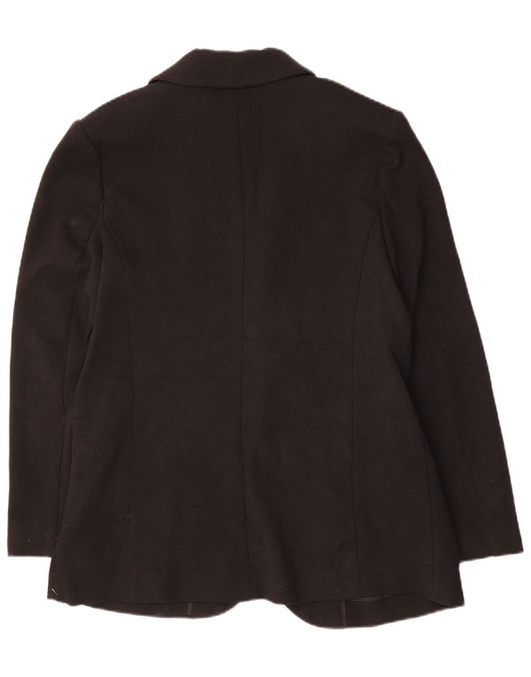 Marks & Spencer Womens Relaxed Fit Blazer Jacket UK 12 Medium Navy Blue