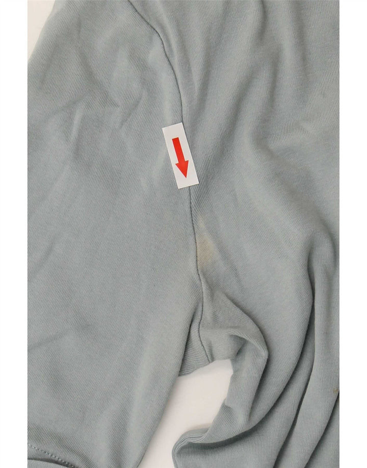 Ralph Lauren Womens Top 3/4 Sleeve UK 12 Medium Grey