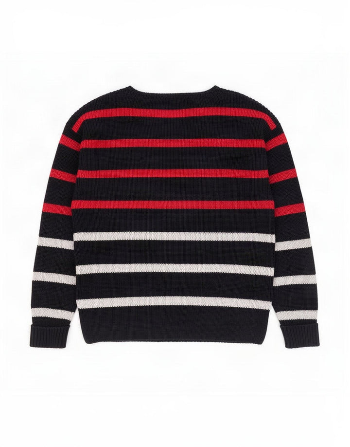 Marks & Spencer Womens Boat Neck Jumper Sweater UK 14 Medium Multicoloured