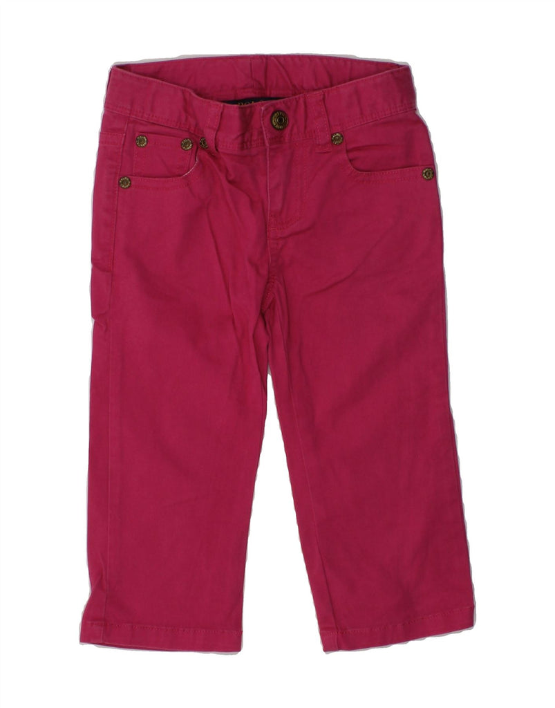 POLO RALPH LAUREN Girls Straight Casual Trousers 2-3 Years W20 L11 Pink | Vintage Polo Ralph Lauren | Thrift | Second-Hand Polo Ralph Lauren | Used Clothing | Messina Hembry 