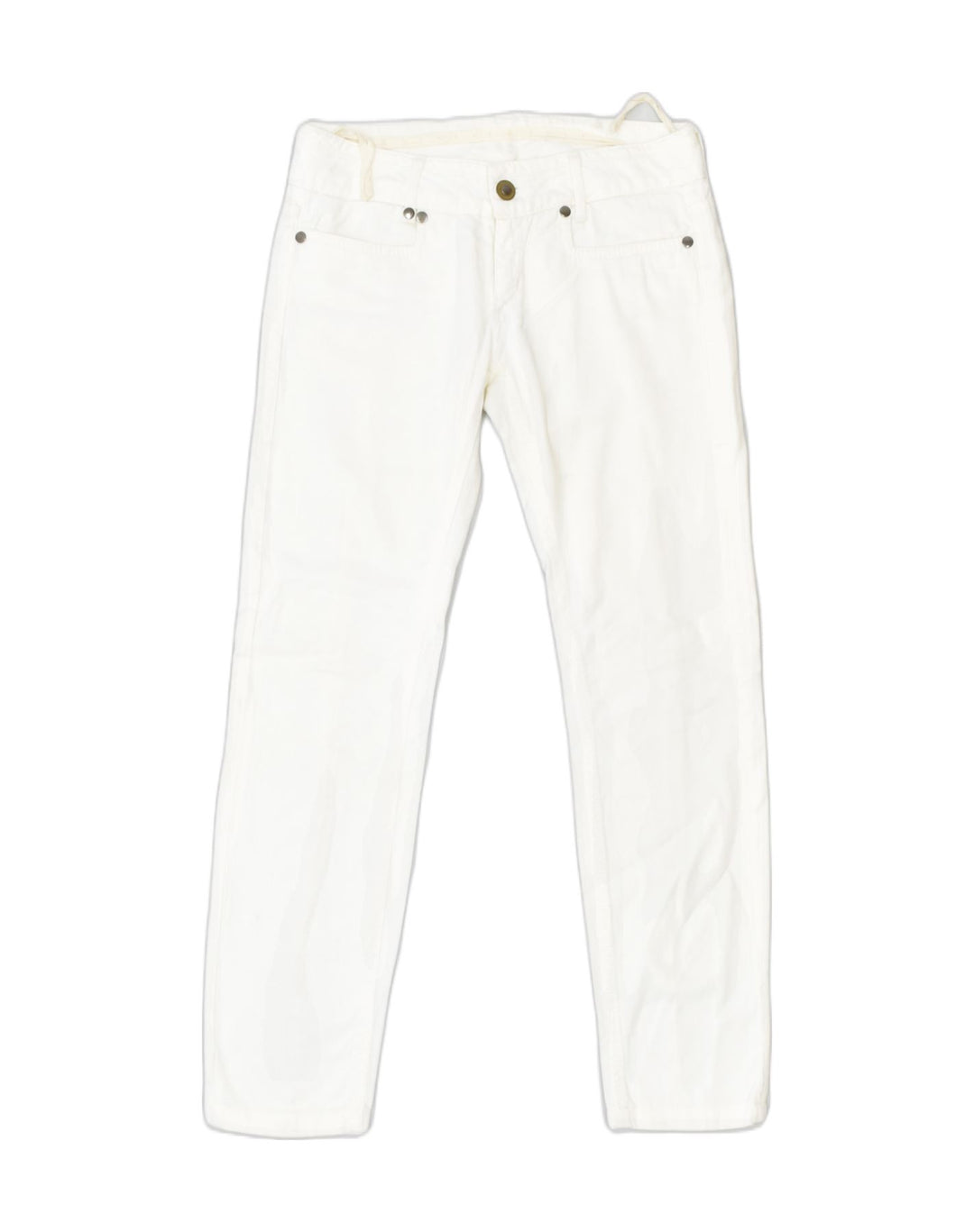 DONDUP Womens Tapered Jeans W27 L29 White Cotton | Vintage | Thrift | Second-Hand | Used Clothing | Messina Hembry 