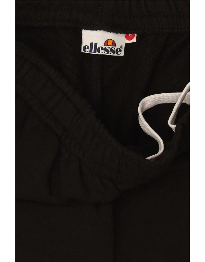 Ellesse Mens Capri Tracksuit Trousers Small Black