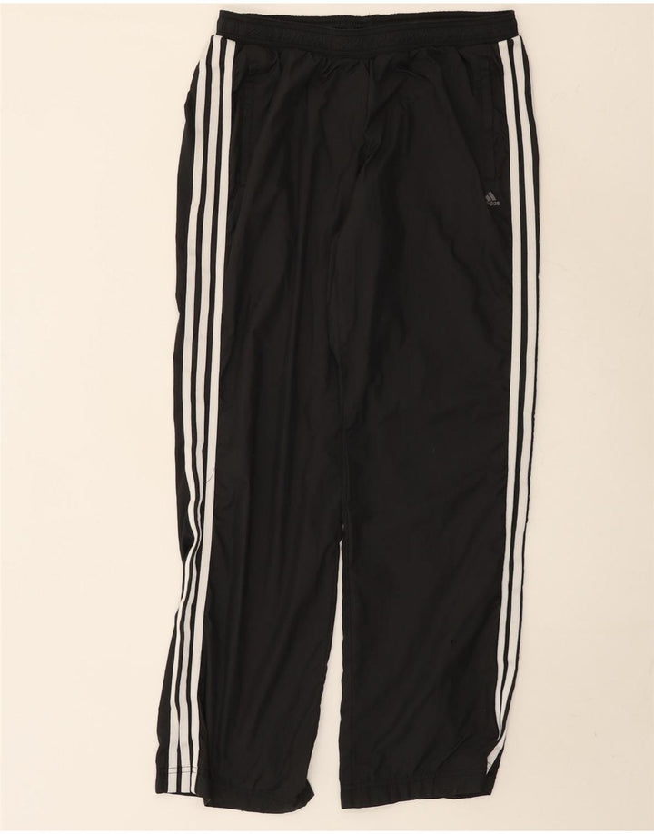 ADIDAS Womens Clima Proof Tracksuit Trousers UK 12 Medium Grey Polyester
