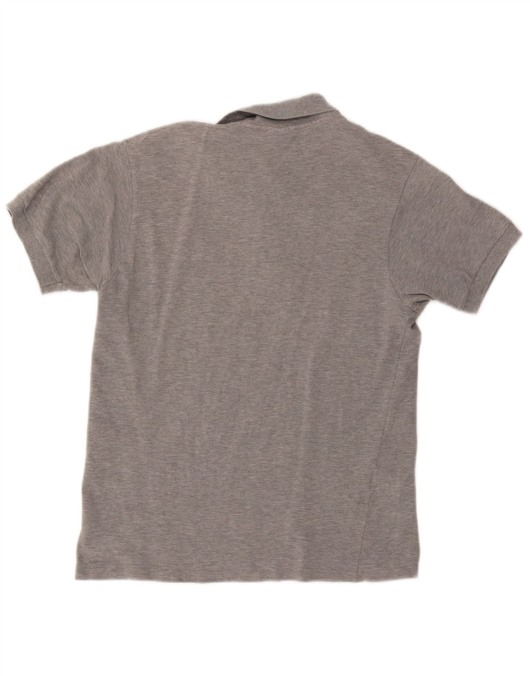 LACOSTE Mens Polo Shirt Size 3 Small Grey Cotton