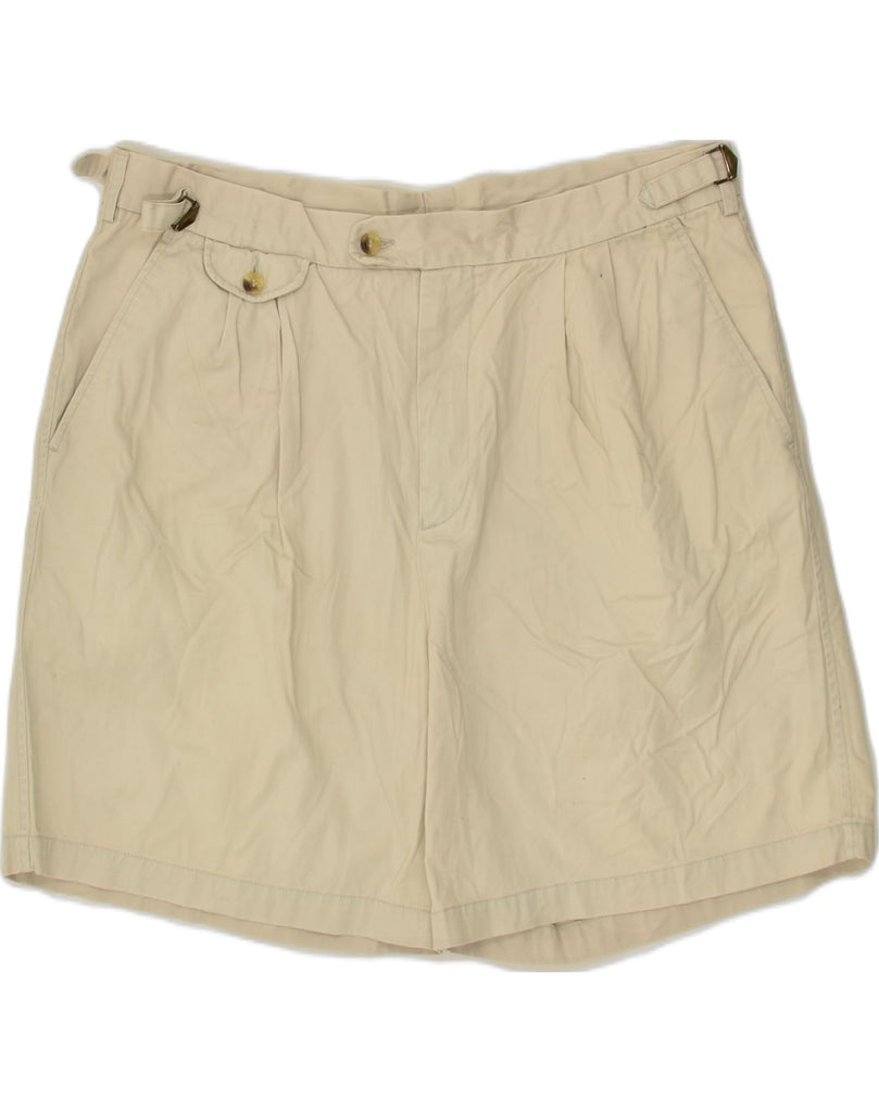 VINTAGE Mens Casual Shorts IT 54 2XL W38 Beige Cotton | Vintage Vintage | Thrift | Second-Hand Vintage | Used Clothing | Messina Hembry 