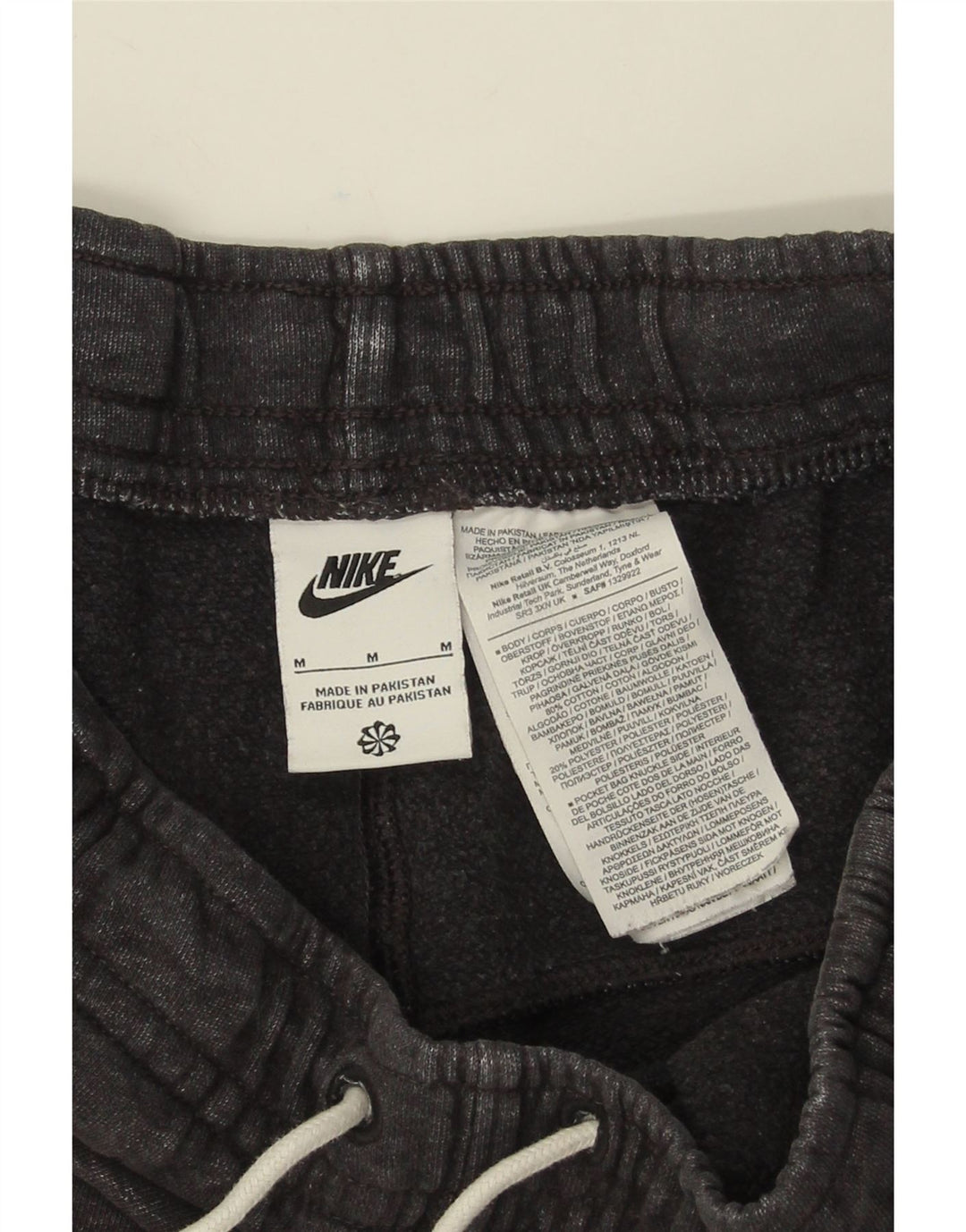Nike Mens Sport Shorts Medium Grey Flecked Cotton