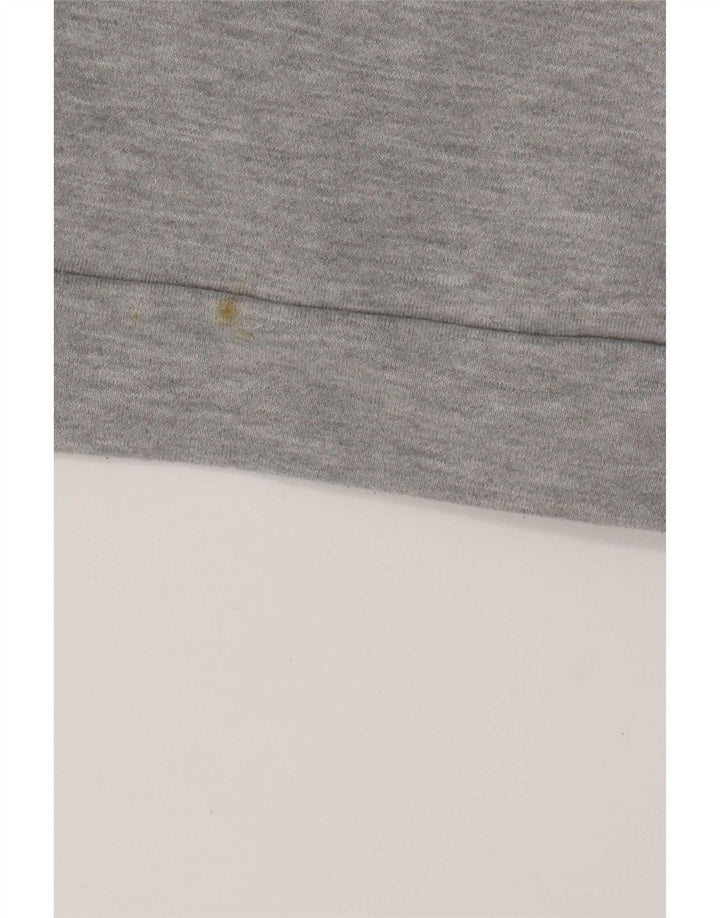 Nike Mens Zip Hoodie Sweater Medium Grey Polyester