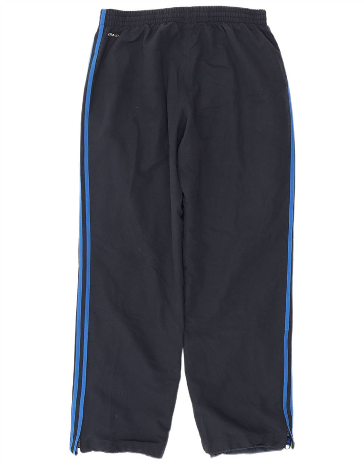 Adidas Mens Clima 365 Tracksuit Trousers Joggers Large Navy Blue Polyester