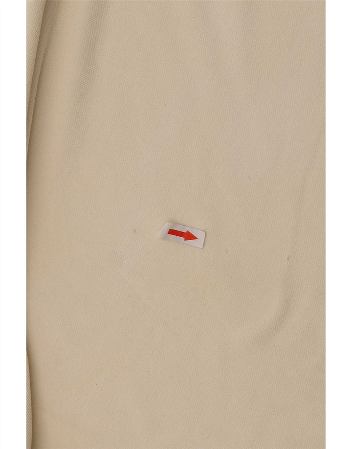 Conbipel Mens Polo Shirt Medium Off White Cotton