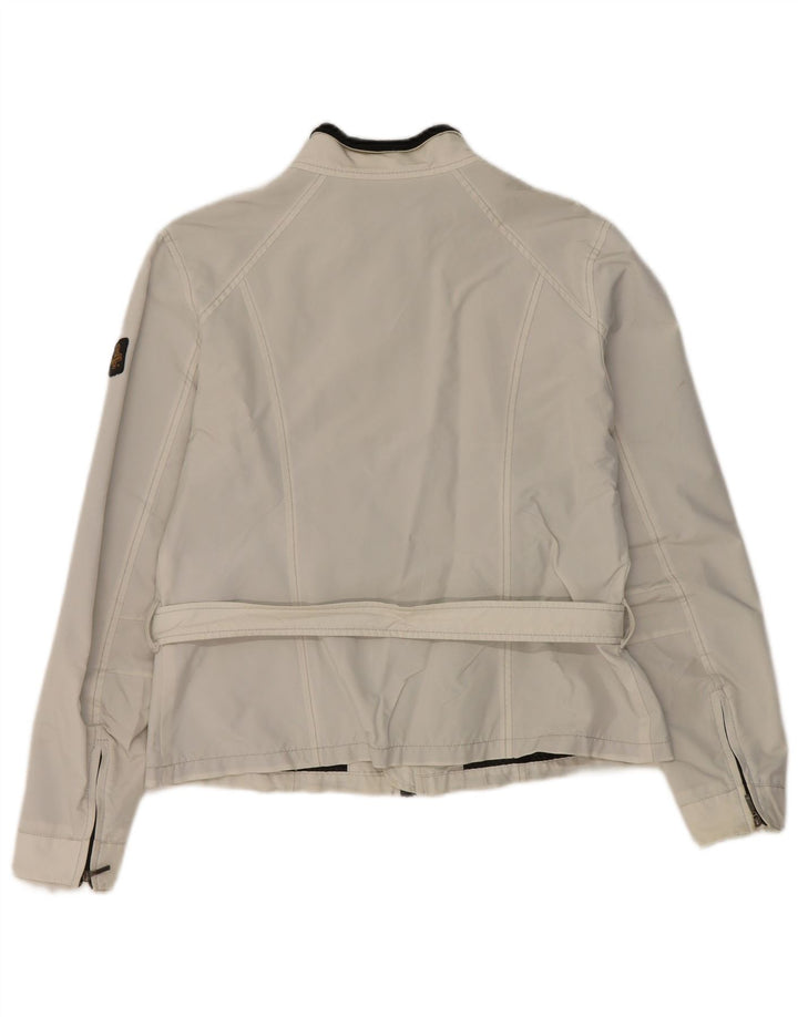 Refrigiwear Womens Rain Jacket UK 14 Large White Polyamide