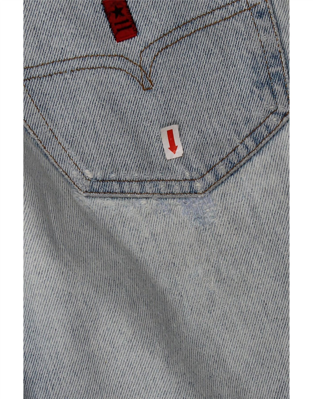 UNIFORM Mens Denim Shorts W33 Medium  Blue Cotton