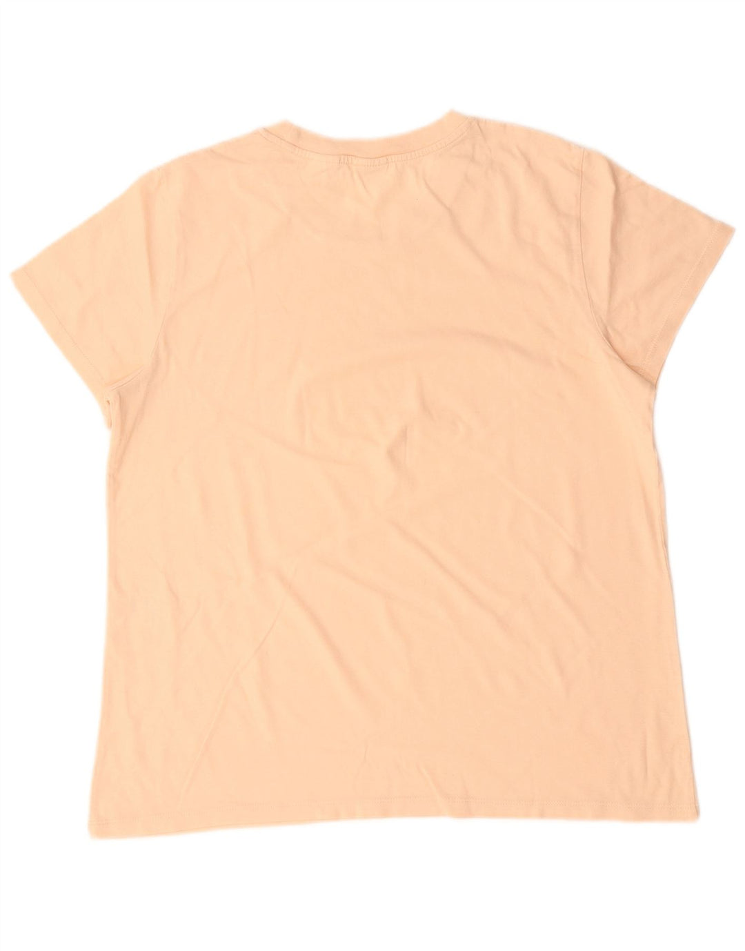 Levi's Womens T-Shirt Top UK 16 Large Beige Cotton