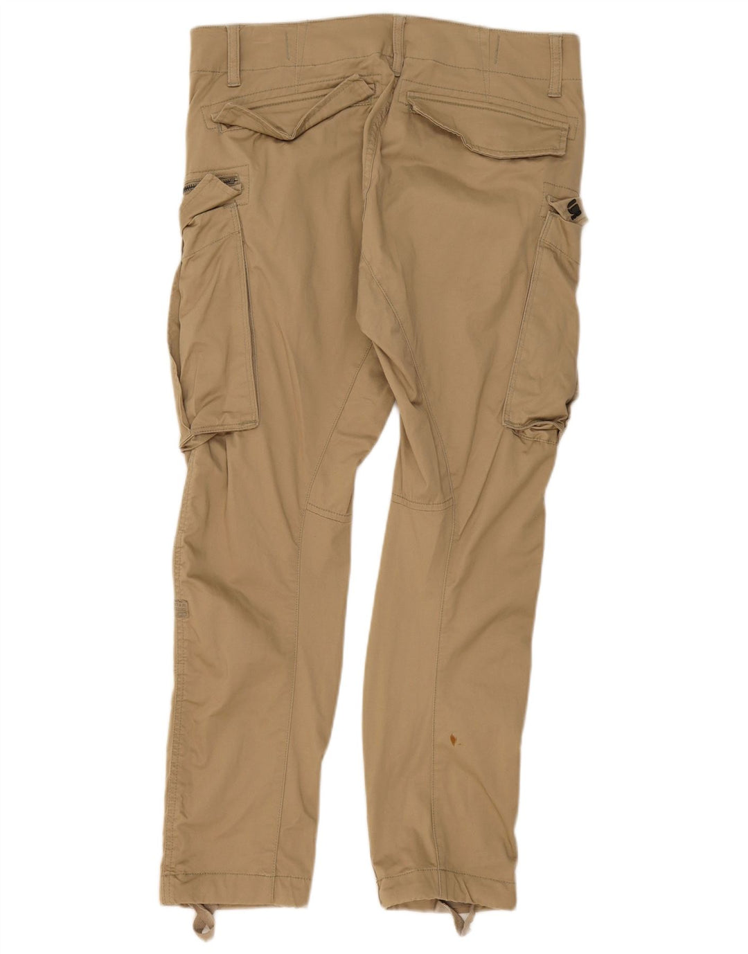 G-Star Mens Slim Cargo Trousers W33 L30 Beige Cotton