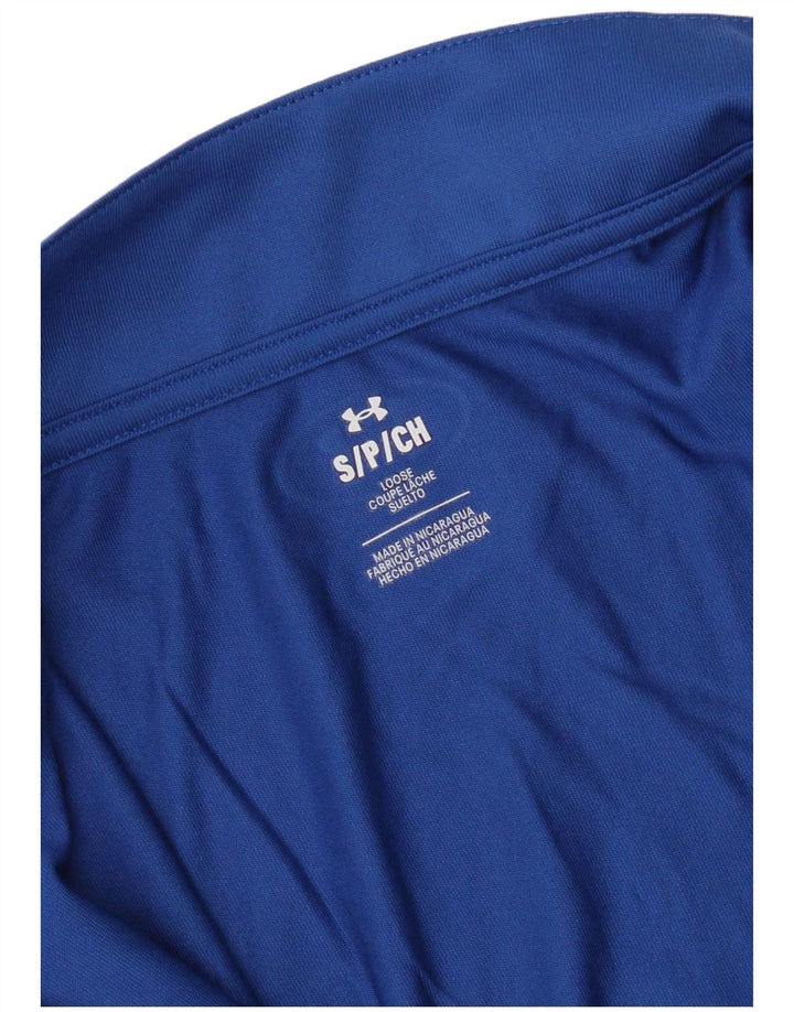 Under Armour Womens Tracksuit Top Jacket UK 10 Small Blue