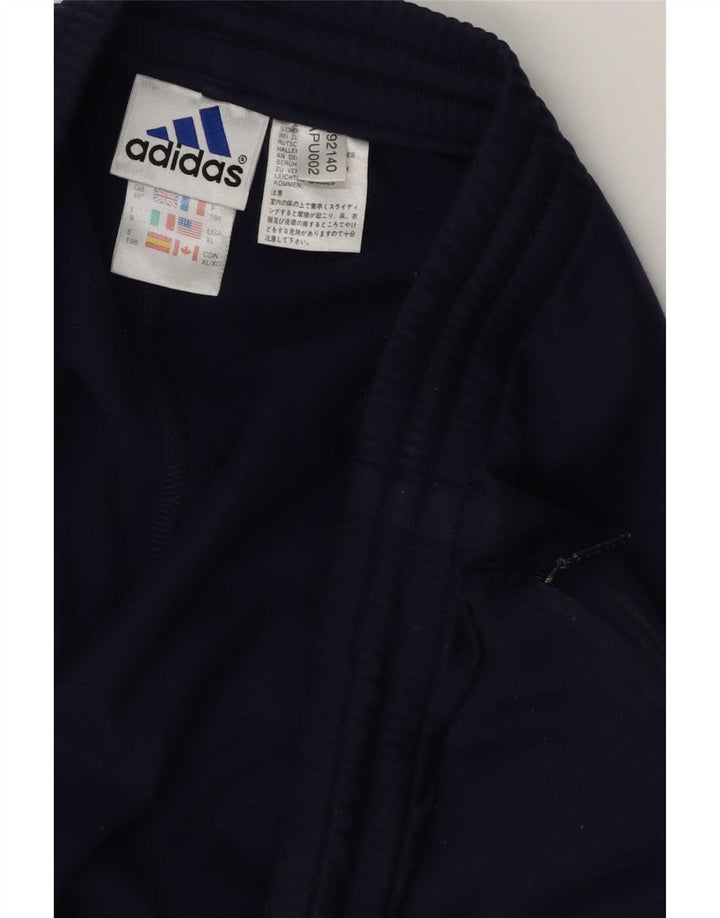 Adidas Mens Tracksuit Trousers XL Navy Blue Polyester