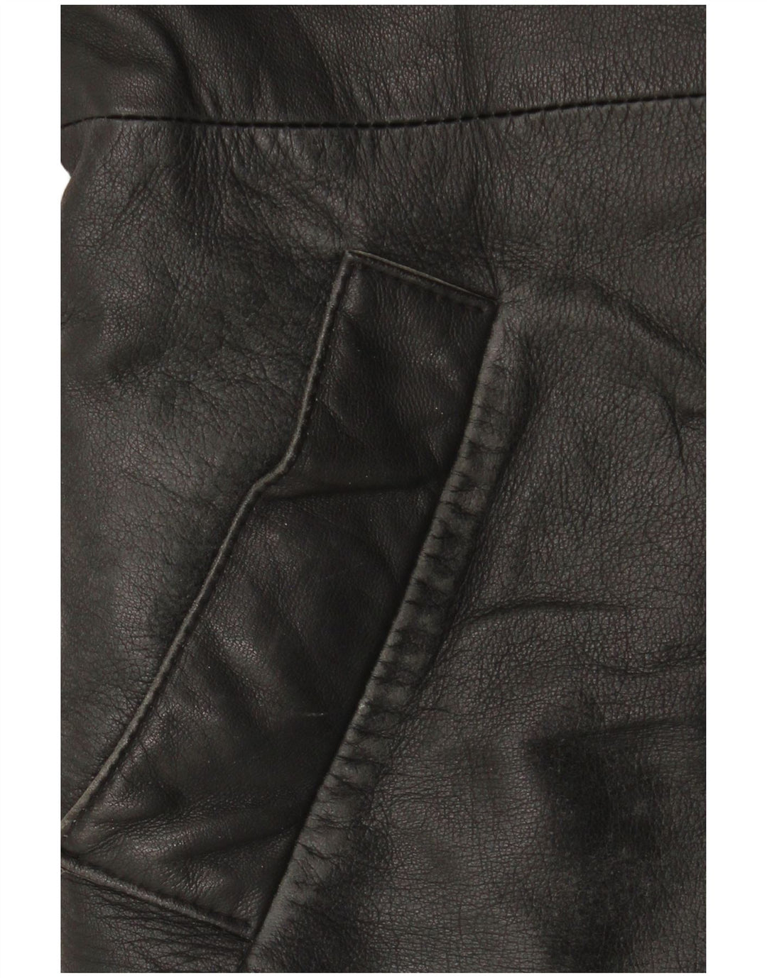 Dama Womens Leather Jacket IT 44 Medium Black Colourblock Leather